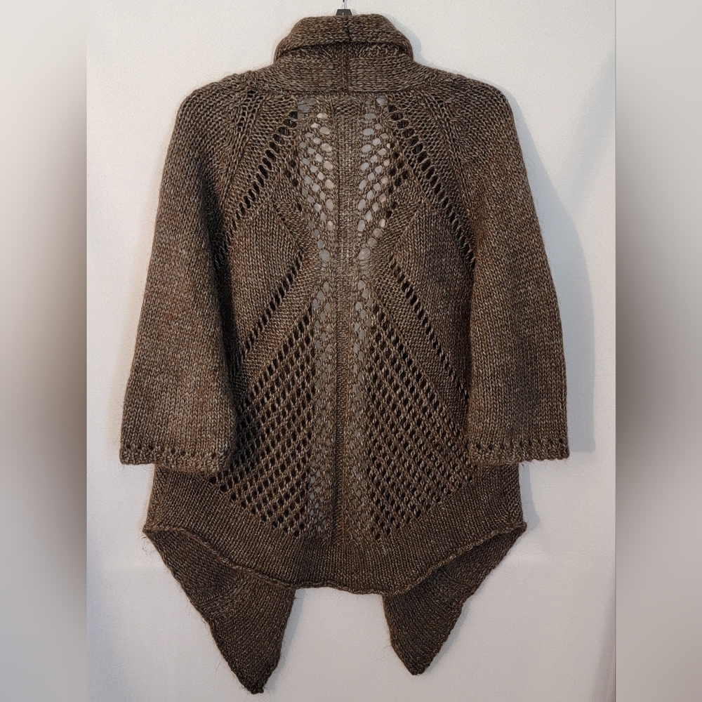Chiaramente Wool/Alpaca Blend Cardigan Made In Italy Size M - Picture 6 of 8